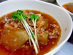 圧力なべで冬瓜の煮物♪ひき肉あんかけ♪ レシピ・作り方 by すぴかか|楽天レシピ